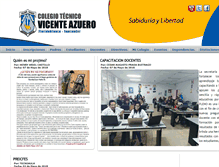 Tablet Screenshot of colvicenteazuero.com